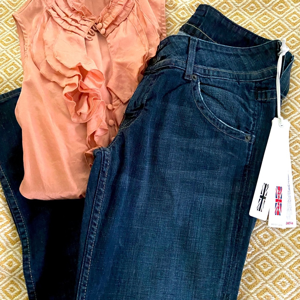 Brand New With Tags Hudson Bootleg Jeans
